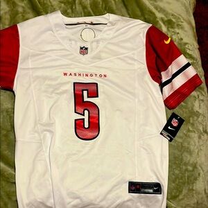 Nike Washington Commanders Jayden Daniels #5 white jersey